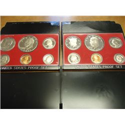 1976 & 77 US PROOF SETS (WITH BOXES)
