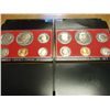 Image 1 : 1976 & 77 US PROOF SETS (WITH BOXES)