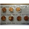 Image 1 : 1982-7 VARIETIES LINCOLN CENT SET (UNC)