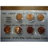Image 2 : 1982-7 VARIETIES LINCOLN CENT SET (UNC)