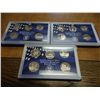 Image 1 : 2000,2001 & 2005 US 50 STATE QUARTERS PROOF SETS