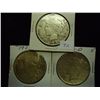 Image 1 : 1922,22-S & 26-D PEACE SILVER DOLLARS