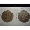 Image 2 : 1902-S & 07 BARBER HALF DOLLARS