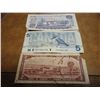 Image 2 : $17 CANADA CURRENCY 1954 $2,86-$5 & 71 $10