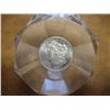 Image 1 : LUCITE DIAMOND WITH UNC 1880-S MORGAN SILVER $