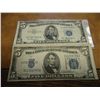 Image 1 : 1934-D & 53-A $5 SILVER CERTIFICATES BLUE SEALS