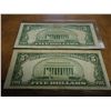 Image 2 : 1934-D & 53-A $5 SILVER CERTIFICATES BLUE SEALS