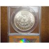 Image 2 : 1889 MORGAN SILVER DOLLAR ANACS MS62
