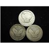 Image 2 : 3 ASSORTED STANDING LIBERTY QUARTERS