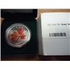 Image 1 : 2001 CANADA COLORIZED $5 SILVER MAPLE LEAF