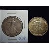 Image 1 : 1934 & 47-D WALKING LIBERTY HALF DOLLARS