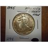 Image 1 : 1945 WALKING LIBERTY HALF DOLLAR UNC