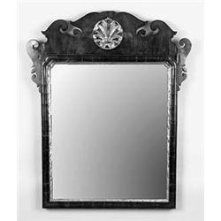 GEORGIAN mahogany parcel gilt MIRROR Engli...