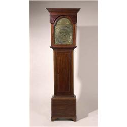 george iii boxwood stung mahogany longcase...