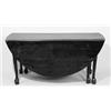 Image 1 : Georgian oak gate leg dining table English...