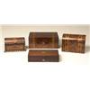 Image 1 : victorian tunbridgeware inlaid walnut stat...