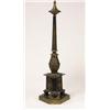 Image 1 : EMPIRE-STYLE BRONZED AND EBONIZED TABLE LA...