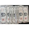 Image 1 : United States Note $5, Red Seal, Various Dates & Conditions, Lot of 10