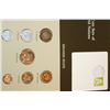 Image 1 : Spanish State; Coin Set of All Nations W/Stamp Dated 1986