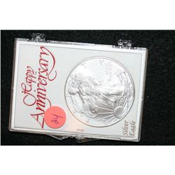 2010 Silver Eagle $1, "Happy Anniversary"
