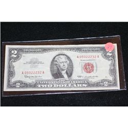 1963 United States Note $2, Red Seal