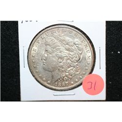 1887 Silver Morgan $1
