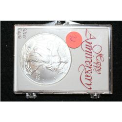 2010 Silver Eagle $1, "Happy Anniversary"
