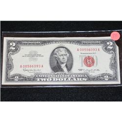 1963 United States Note $2, Red Seal