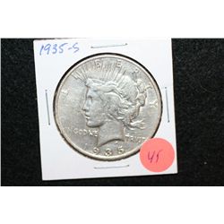 1935-S Peace $1