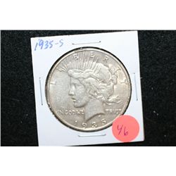 1935-S Peace $1