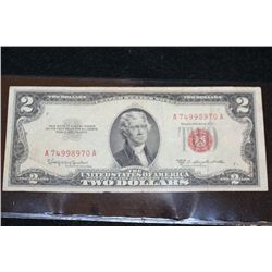 1953-C United States Note $2, Red Seal