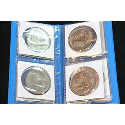 Foreign Pocket Coin Album, Various Dates, Conditions & Denominations, Lot of 7