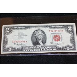 1963 United States Note $2, Red Seal