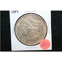1889 Silver Morgan $1