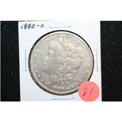 1880-O Silver Morgan $1