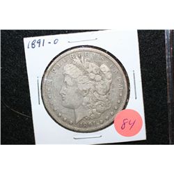 1891-O Silver Morgan $1