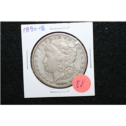 1890-S Silver Morgan $1