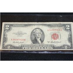 1953-A United States Note $2, Red Seal