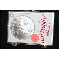 2010 Silver Eagle $1, "Happy Anniversary"