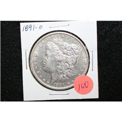 1891-O Silver Morgan $1