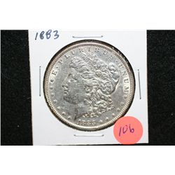 1883 Silver Morgan $1