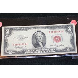 1953 United States Note $2, Red Seal