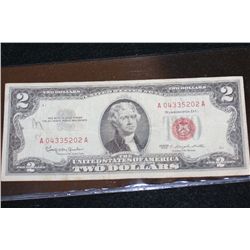 1963 United States Note $2, Red Seal