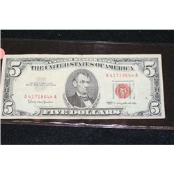 1963 United States Note $5, Red Seal