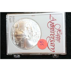 2010 Silver Eagle $1, "Happy Anniversary"