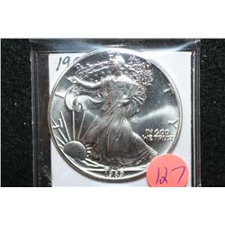 1989 Silver Eagle $1