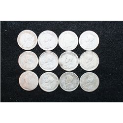 Canada 10 Cents, Various Dates & Conditions (Older), Lot of 12