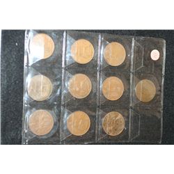 Great Britain Penny, Various Dates & Conditions, Lot of 10