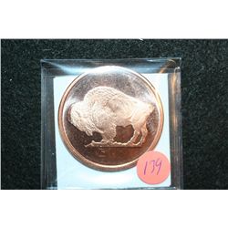 2011 Buffalo Copper Round, .999 Fine 1 Oz.