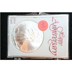 2010 Silver Eagle $1, "Happy Anniversary"